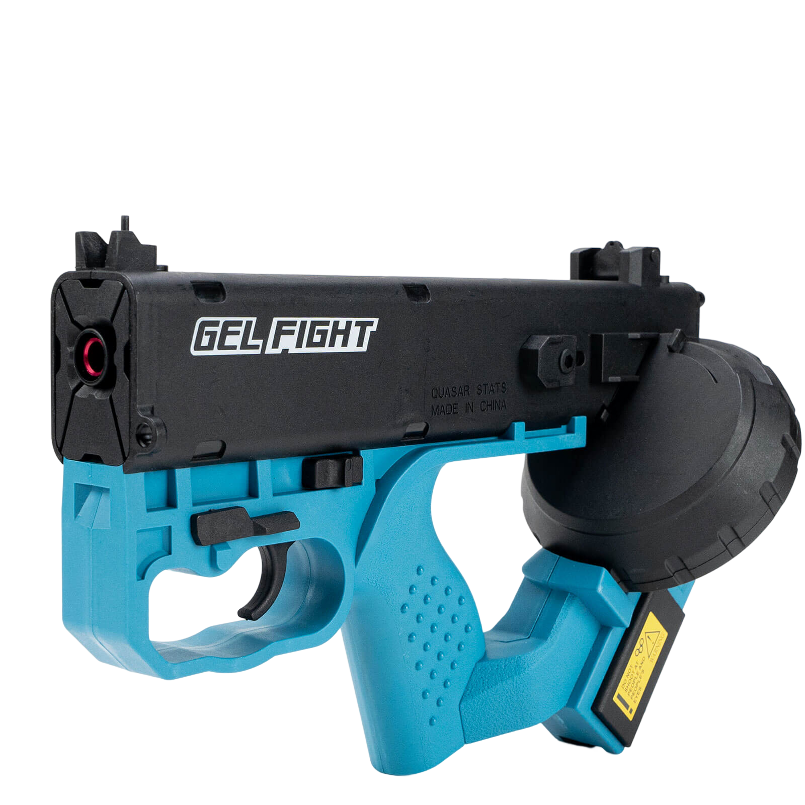 Cyberpunk 2077 DR-12 Quasar blue gel blaster for futuristic gameplay