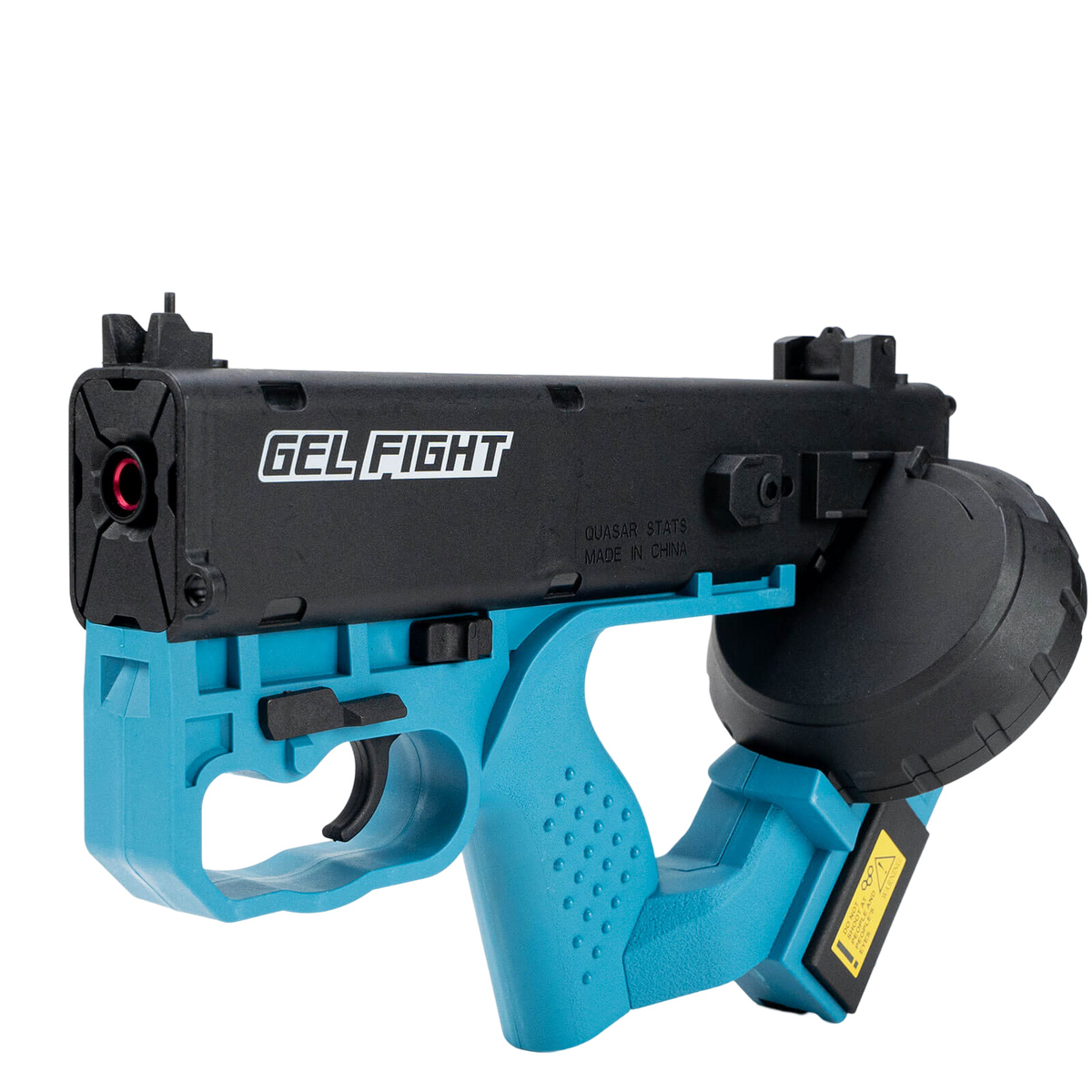 Cyberpunk 2077 DR-12 Quasar blue gel blaster for futuristic gameplay