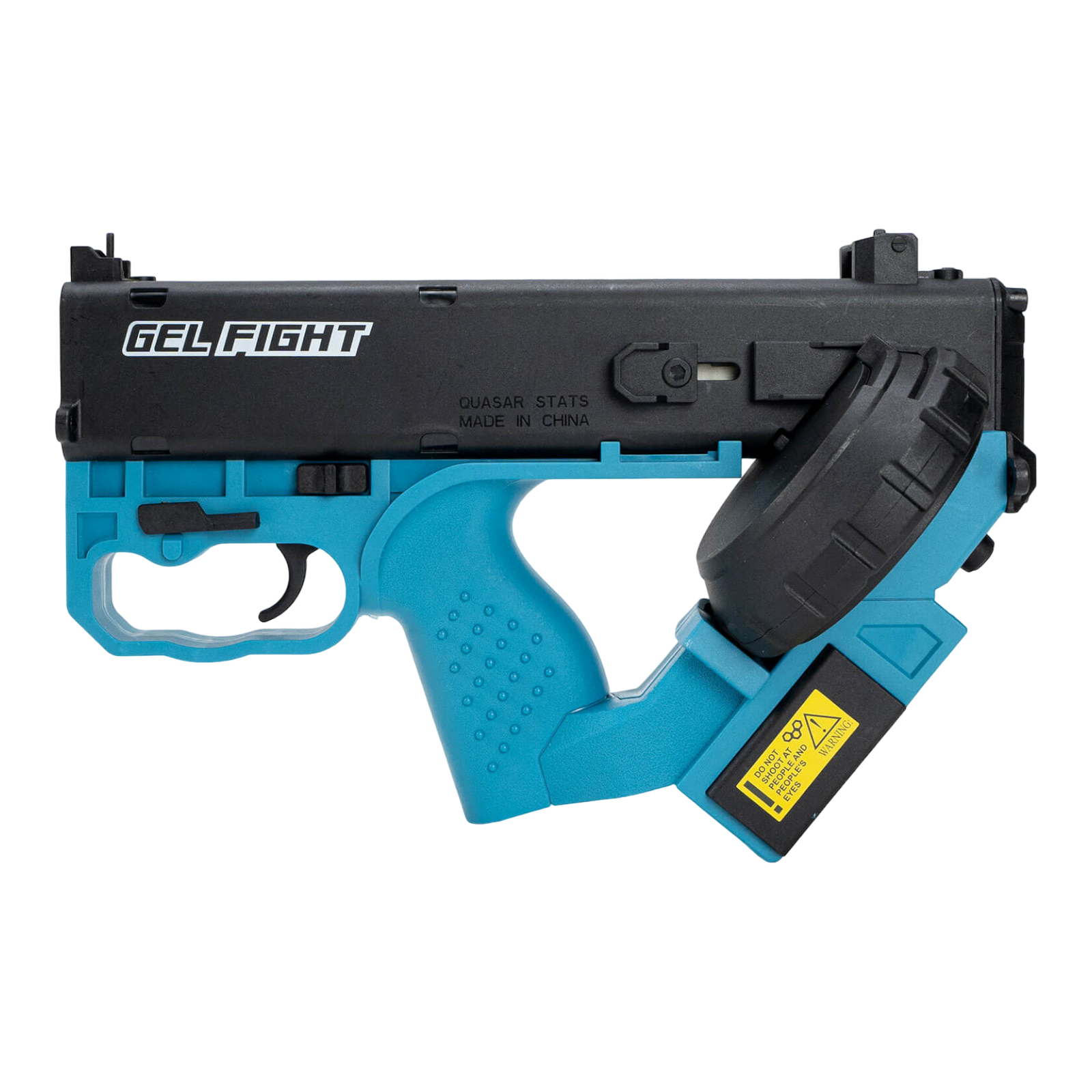 Cyberpunk 2077 DR-12 Quasar gel blaster blue designed for high performance