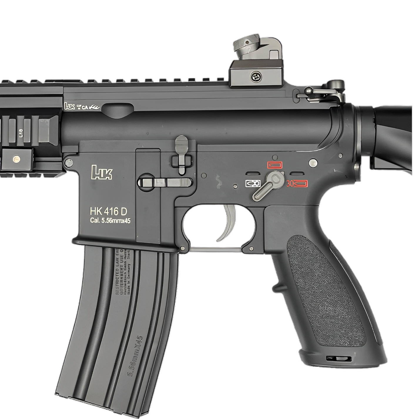 Durable HK416D Gel Blaster with Nylon Gearbox for Smooth Performance