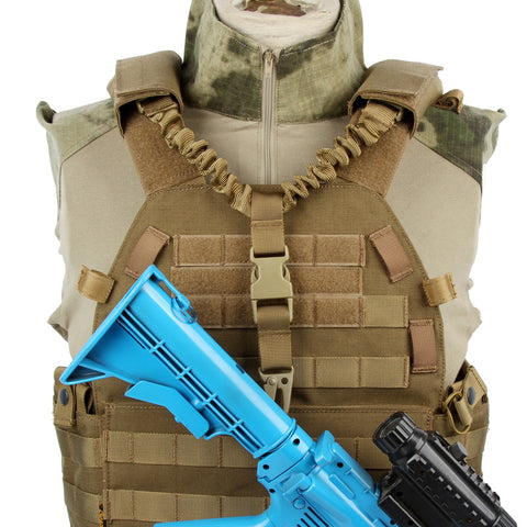 Durable tactical strap for secure Gel Blaster neck attachment