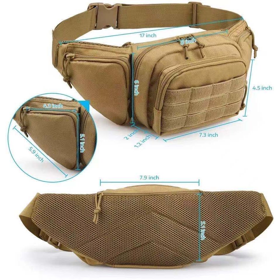 High-quality Tactical Waist Bag for Gel Blaster equipment protection