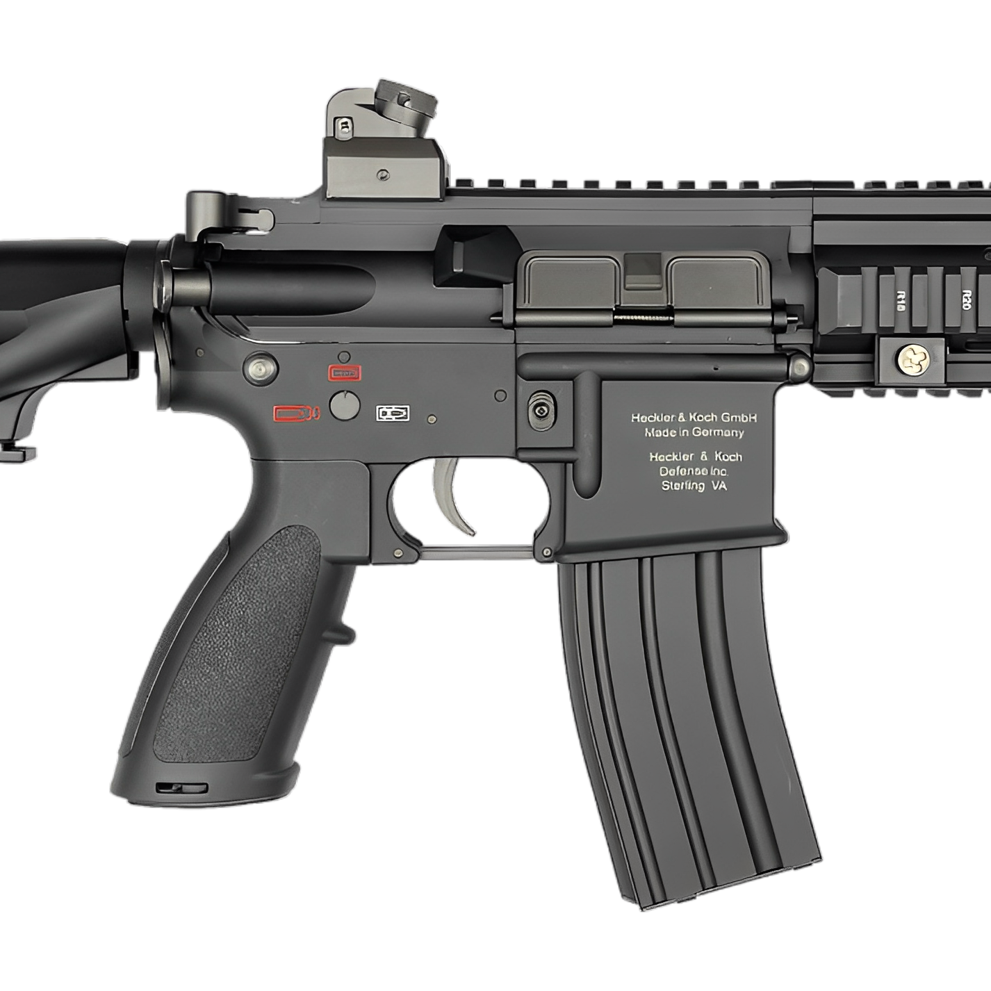 HK416D Electric Gel Blaster with High-Quality Nylon Build and Safety Switch