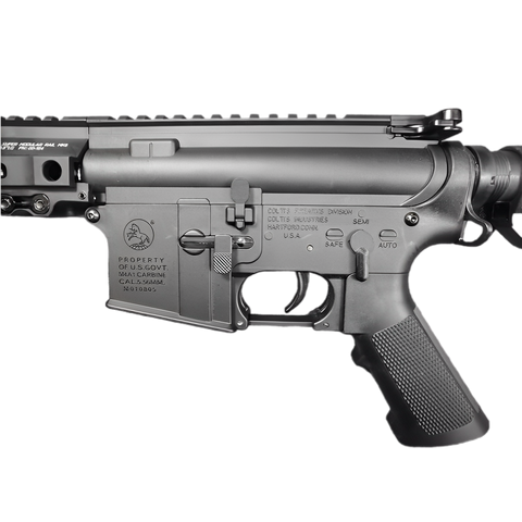 MK8 AR15 black gel blaster with powerful performance and extended shooting range