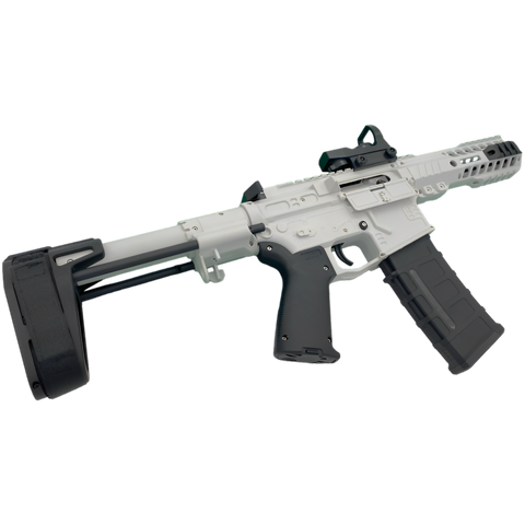 SLR 1.0 Gel Blaster in White for ultimate efficiency and accuracy in battle