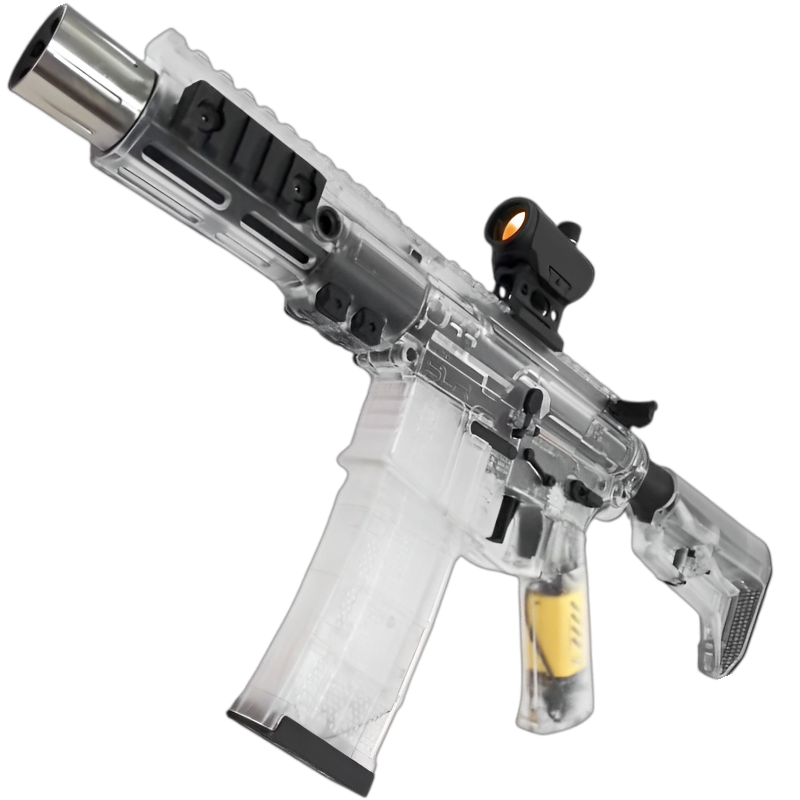 High-performance SLR 5.0 Gel Blaster with adjustable firing modes and 11.1v battery.