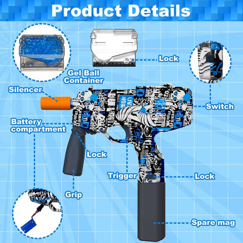 MP9 SMG - ELECTRIC GEL BLASTER